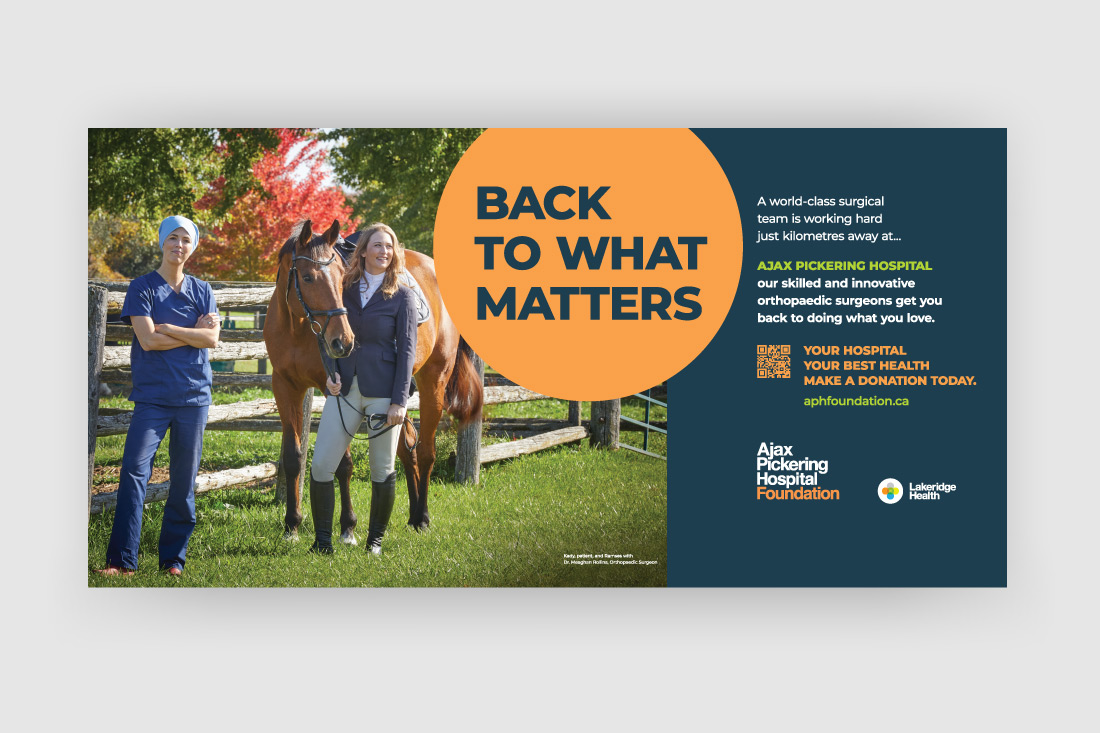 Back to What Matters campaign poster