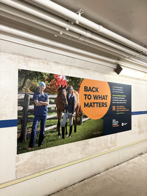 Back to What Matters campaign mural