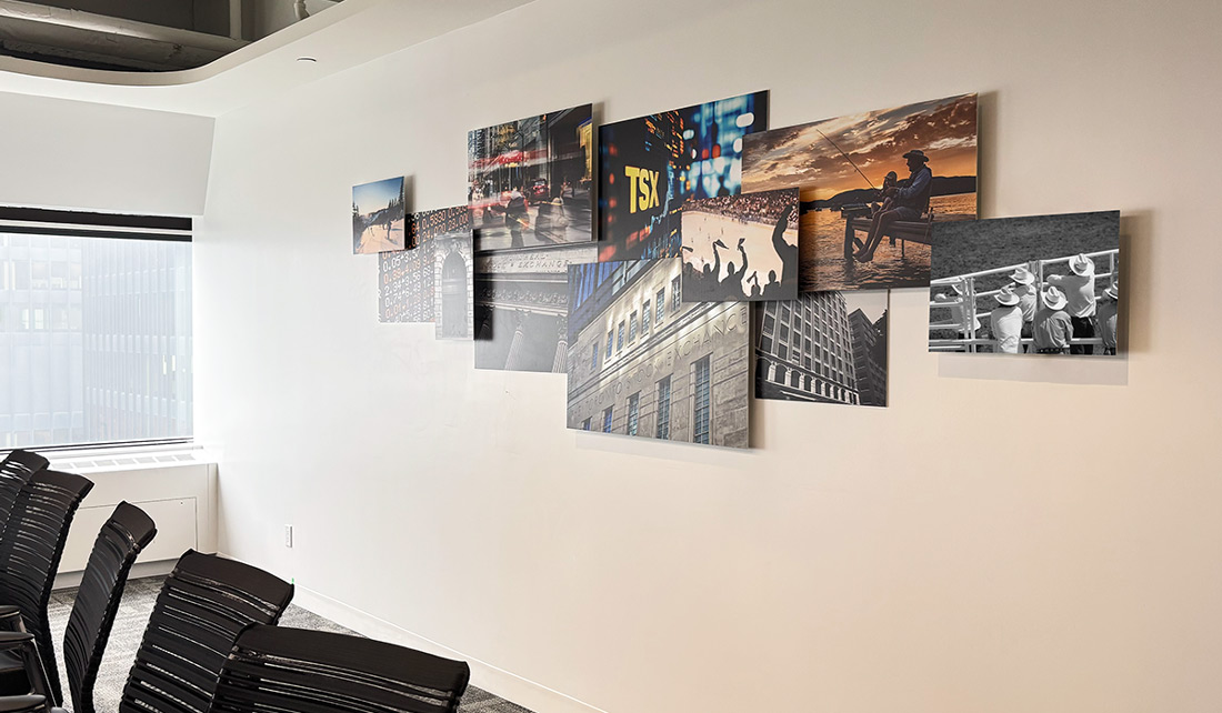 Boardroom photo collage
