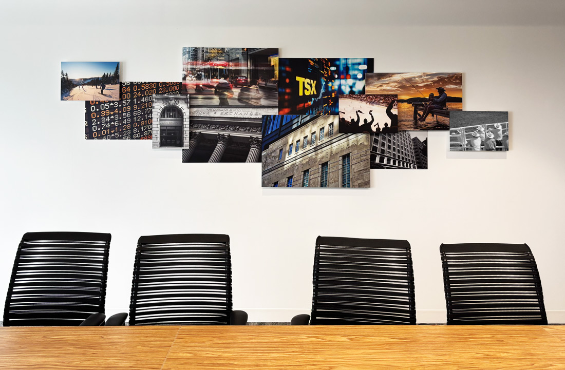 Boardroom photo collage